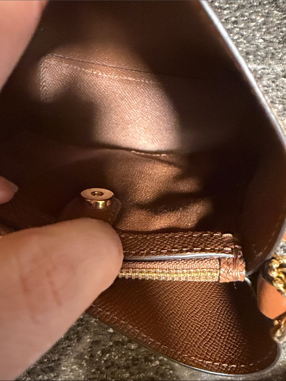 Coach mini town bucket bag in signature canvas with Coach Radial Rainbow NWOT - Picture 3 of 8